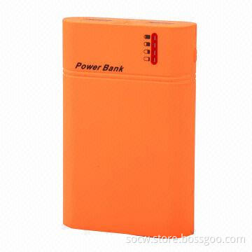 Dual-USB Power Bank with 8,400mAh Capacity, 5-6 Hours Input Charging Time